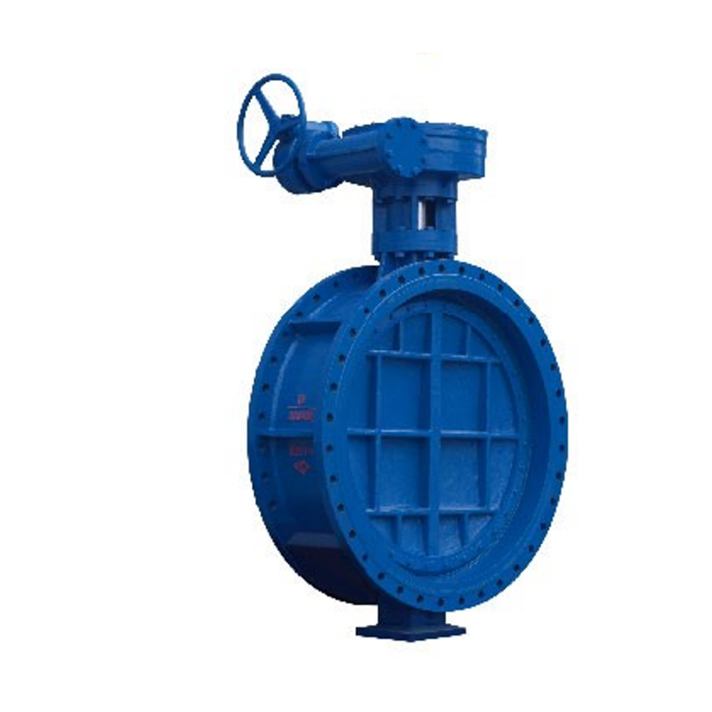 PN10/16 Flanged Double Eccentric Butterfly Valve