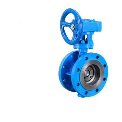 Three-eccentric cast steel butterfly valve