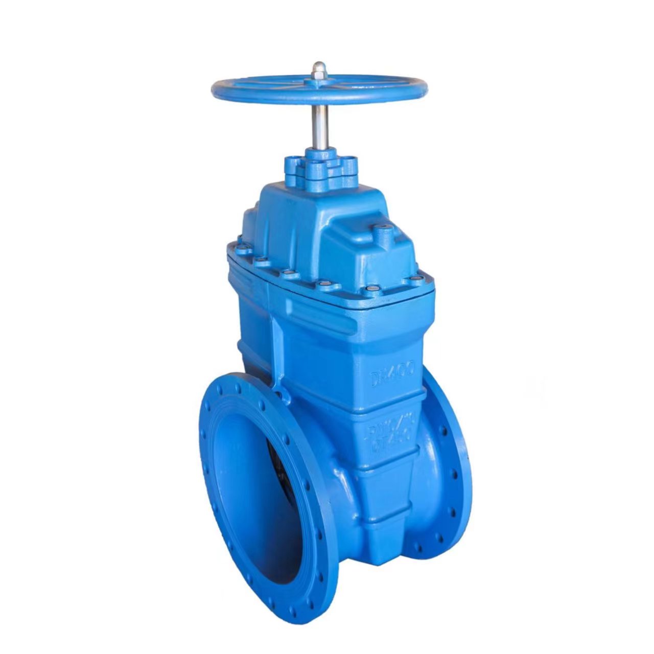 Concealed stem soft seal gate valve