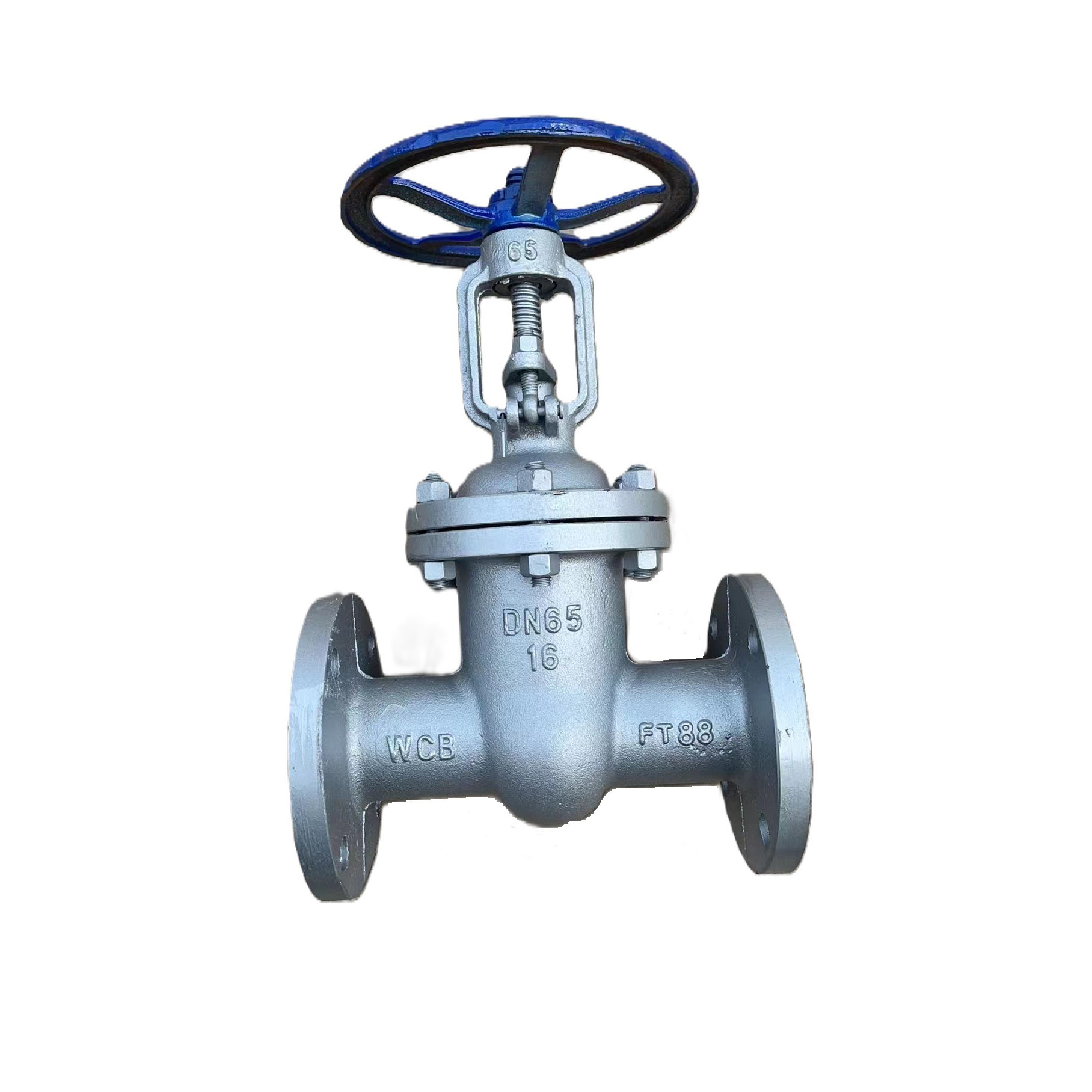 Wedge-type open stem single steel gate valve