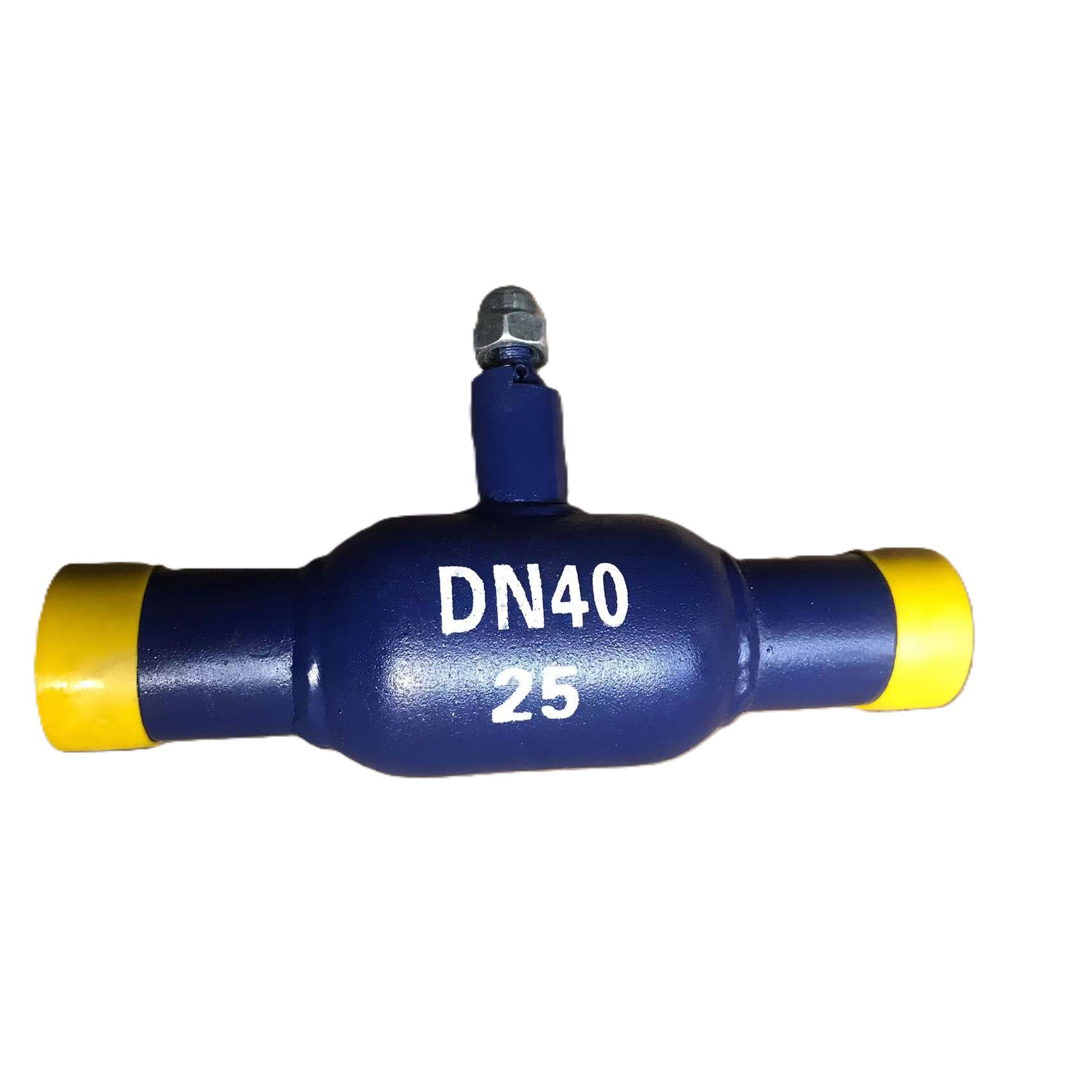 Steel reduced diameter welded ball valve